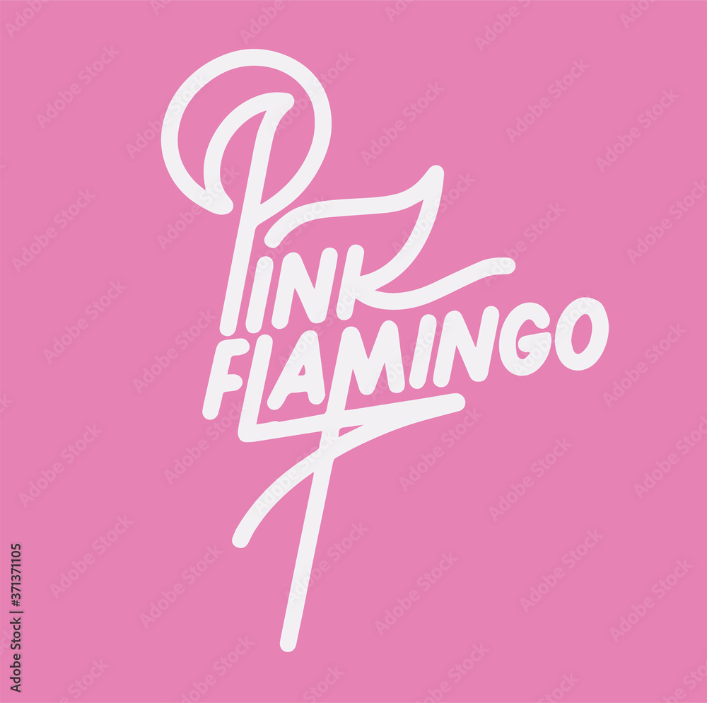 PInk Flamingo Vector Illustration PInk Flamingo Vector Illustration