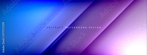 Motion concept neon shiny lines on liquid color gradients abstract backgrounds. Dynamic shadows and lights templates for text