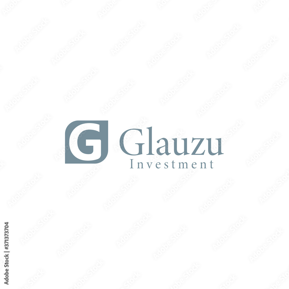 initial g logo template design vector