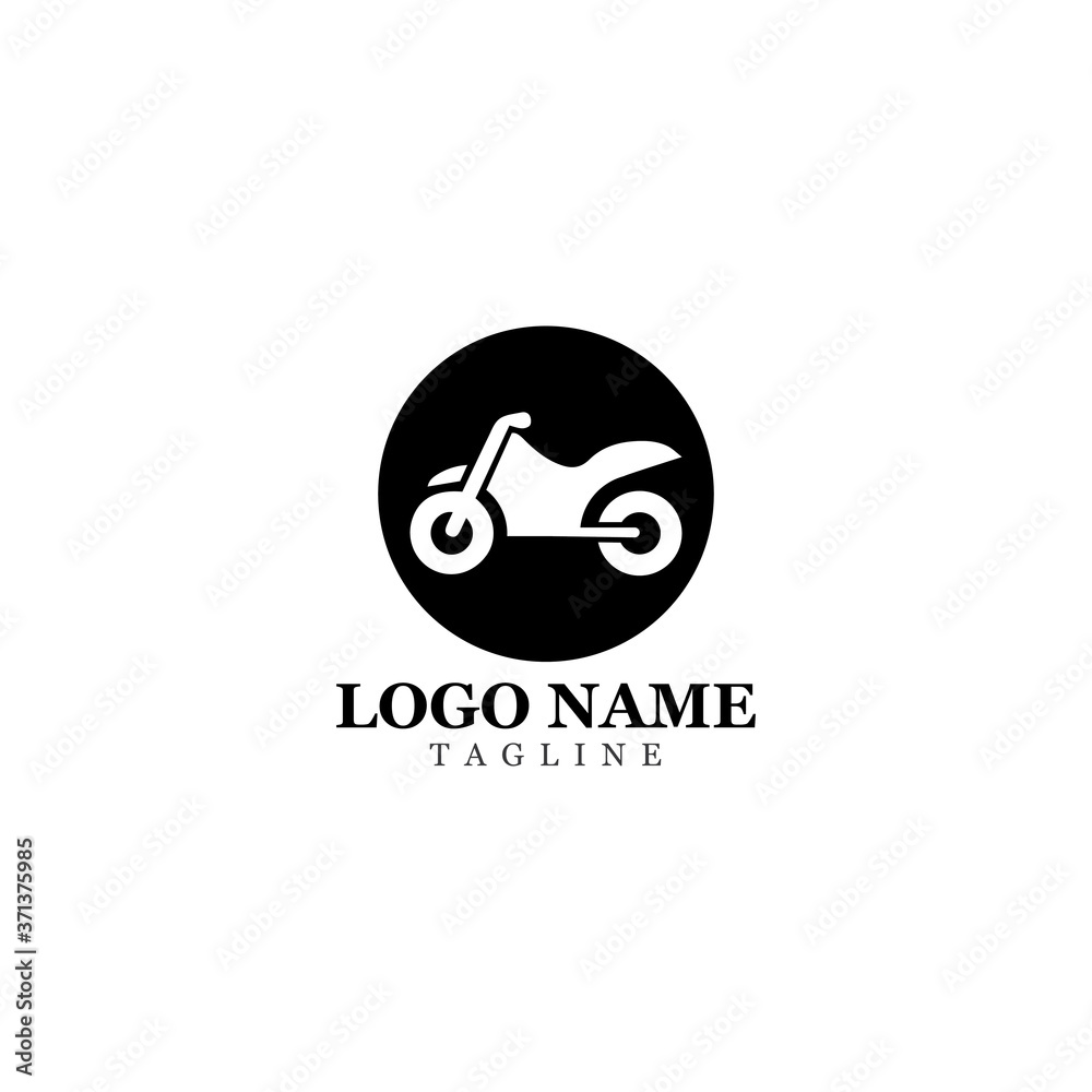 Motorcycle Icon Vector Design Template Motorcycle Icon Vector Design Template