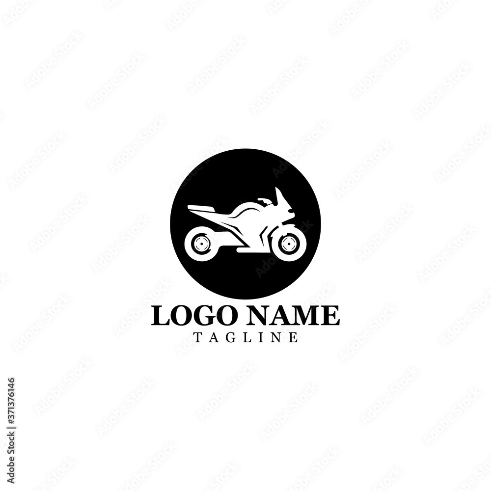 Motorcycle Icon Vector Design Template Motorcycle Icon Vector Design Template