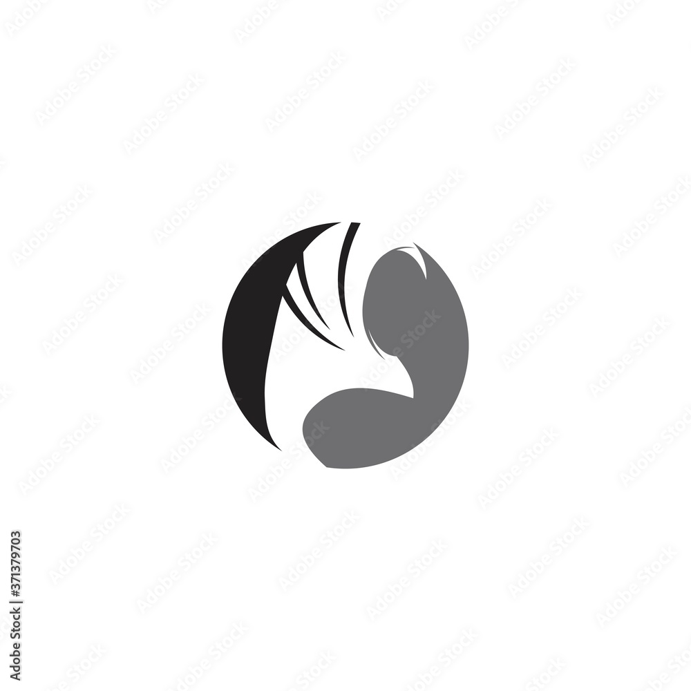 Muslimah hijab Logo template vector Muslimah hijab Logo template vector