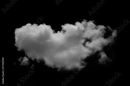 Fototapeta Naklejka Na Ścianę i Meble -  White cloud object for nature design summer background.