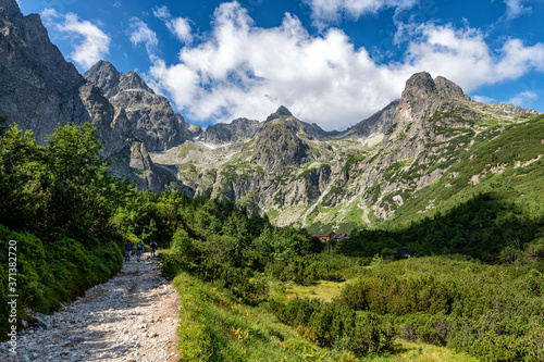 Fototapeta Naklejka Na Ścianę i Meble -  Beautiful mountains landscape during summer