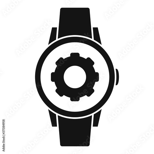 Father watch repair icon. Simple illustration of father watch repair vector icon for web design isolated on white background