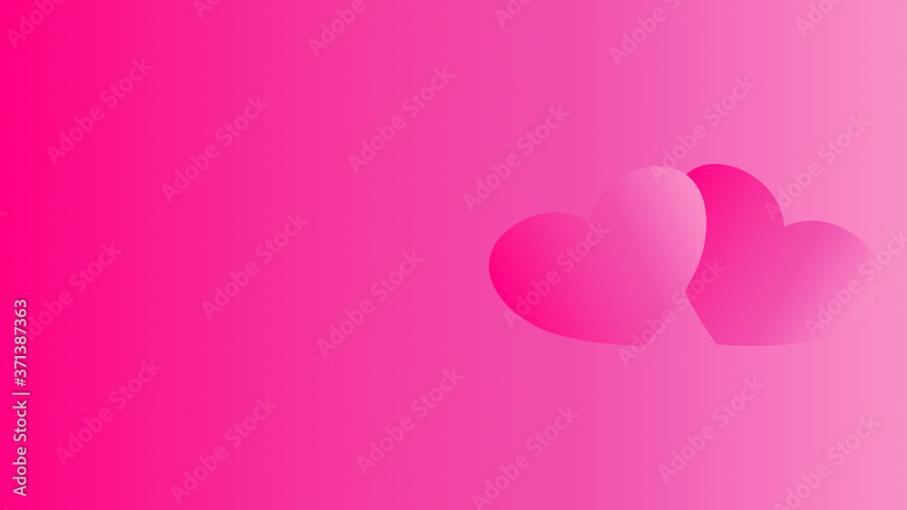 Pink backgrounds full of love, perfect for banners, posters and social media posts, love and affection themes