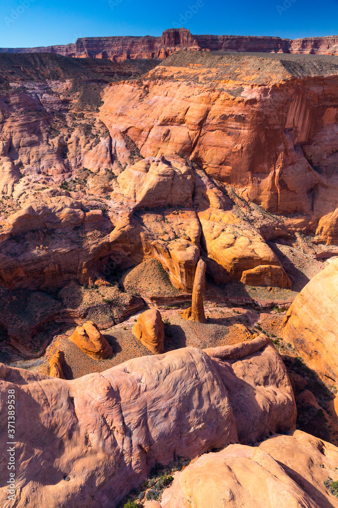 Obraz premium Rainbow Bridge, Lake Powell, Page, Arizona - Utah, Usa, America