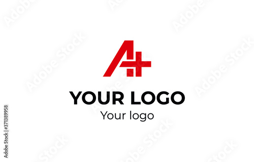 Logo - big letter A with a plus