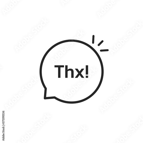 thx black linear minimal bubble