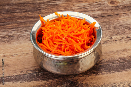 Korean carrot in the bowl