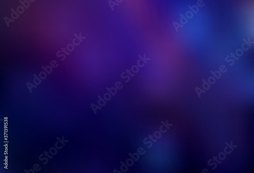 Dark Purple vector colorful blur background.