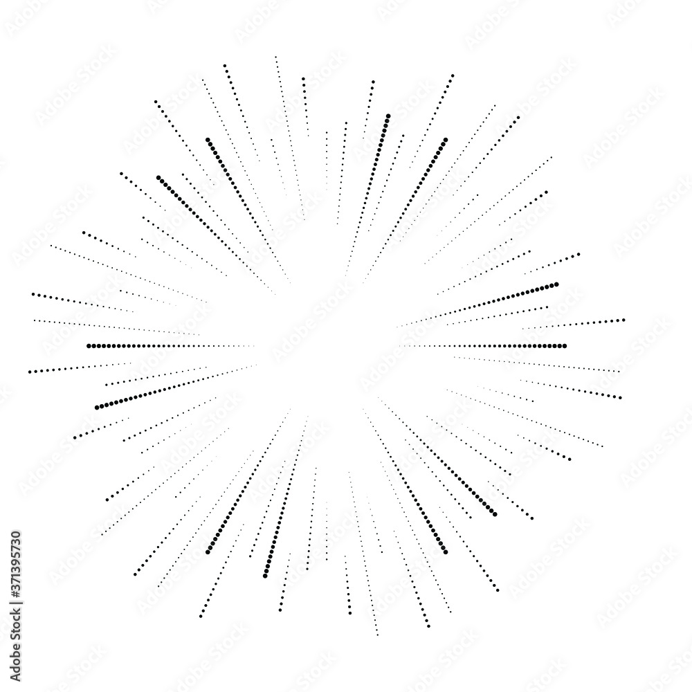 Obraz premium Halftone dots in circle form. round logo . vector dotted frame . design element