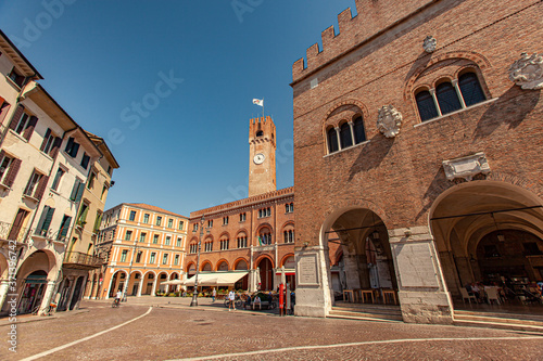 Piazza dei Signori in Treviso in Italy photo