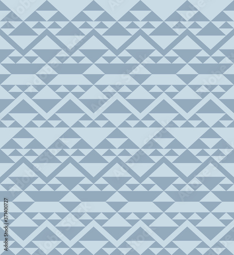 Japanese Triangle Hill Vector Seamless Pattern