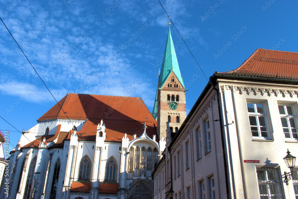 Obraz premium Kirche in Augsburg in Deutschland 4.7.2020