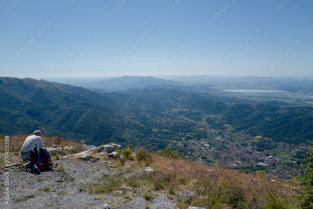 Fototapeta premium The view from the mountain