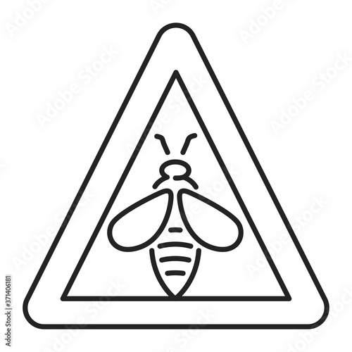 Biodiversity loss black line icon. Extinction animal species. Isolated vector element. Outline pictogram for web page, mobile app, promo. Vector illustration.