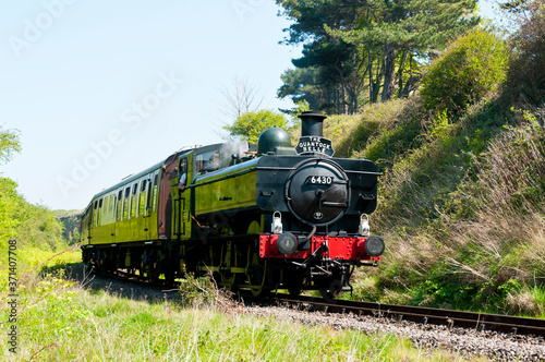 Fototapeta West Somerset Railway, Watchet, Somerset, South West England