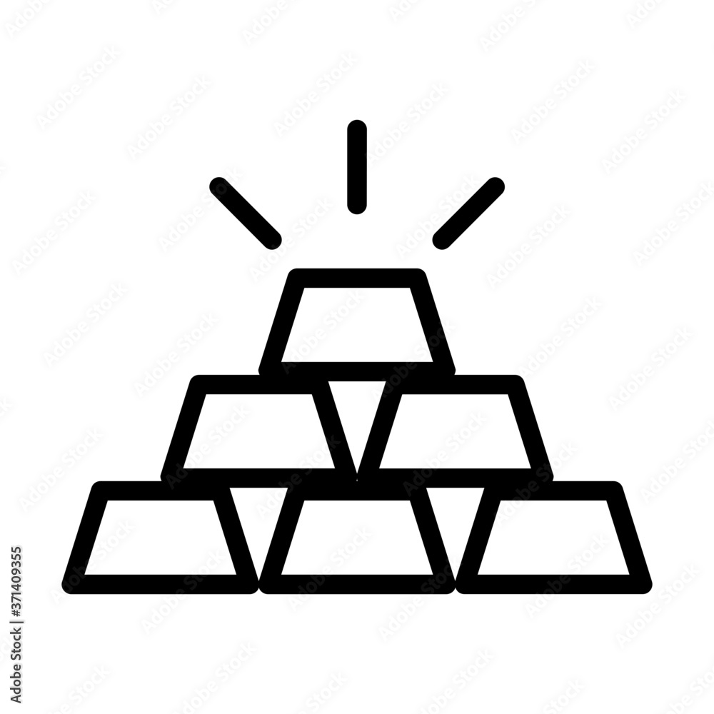 Gold bar icon