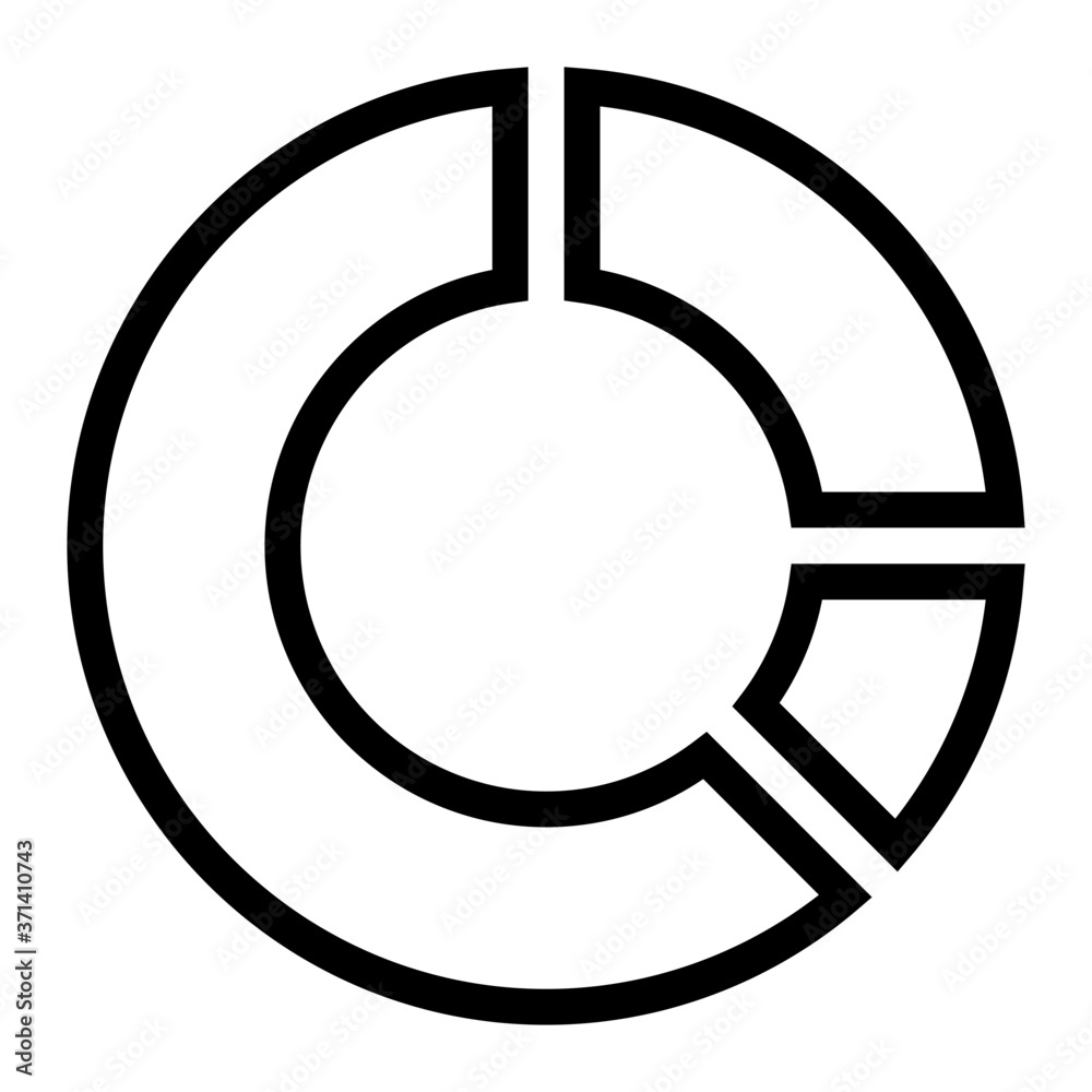 Circle curve icon Circle curve icon