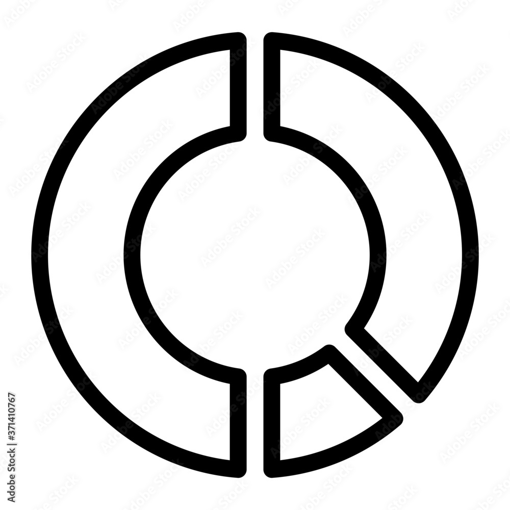Circle curve icon Circle curve icon