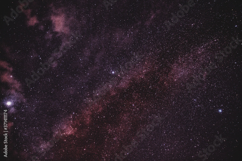Fototapeta Naklejka Na Ścianę i Meble -  Star on night sky background
