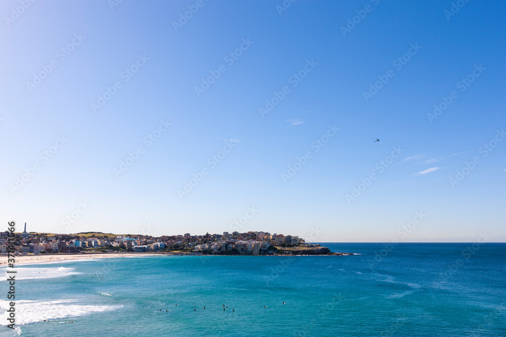 View of Bondi Beach in Sydney, Australia