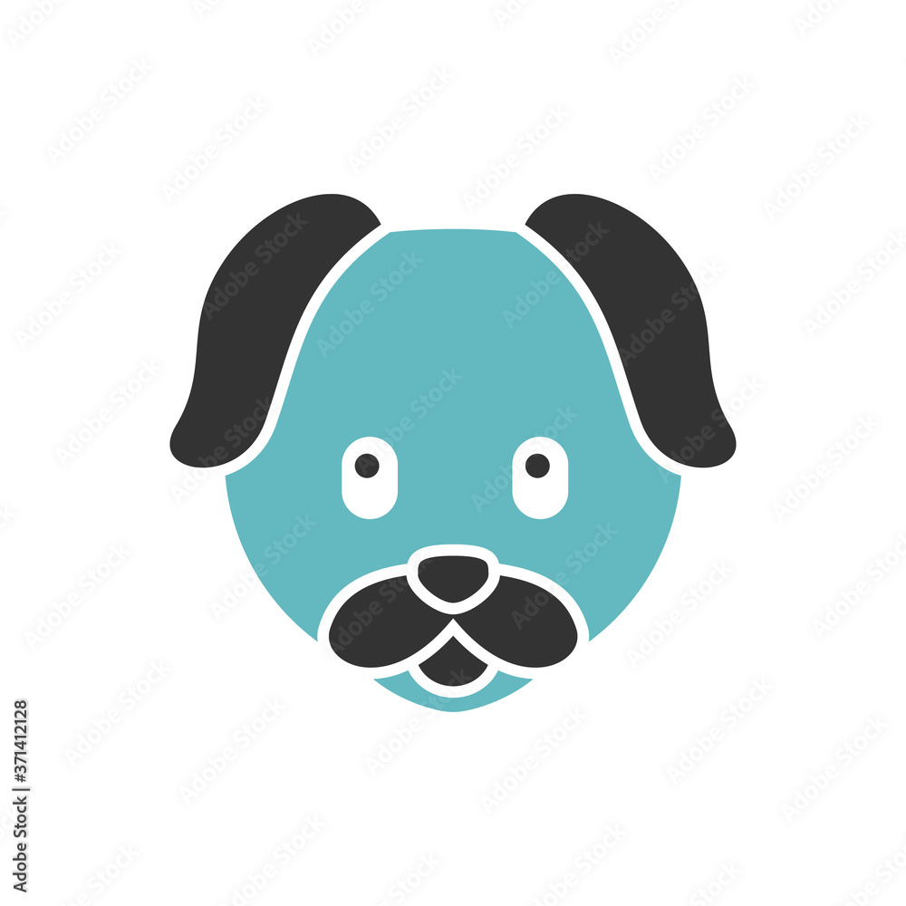 bicolor dog icon, simple element from Pet-vet set, for web and mobile bicolor dog icon, simple element from Pet-vet set, for web and mobile