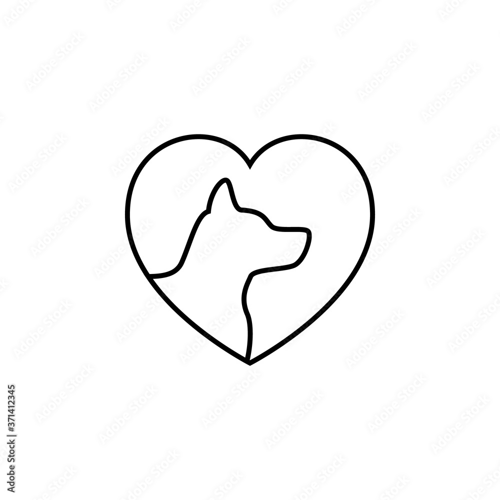 .veterinary icon, simple infographic element, in line style from Pet-vet set, for web and UI design .veterinary icon, simple infographic element, in line style from Pet-vet set, for web and UI design
