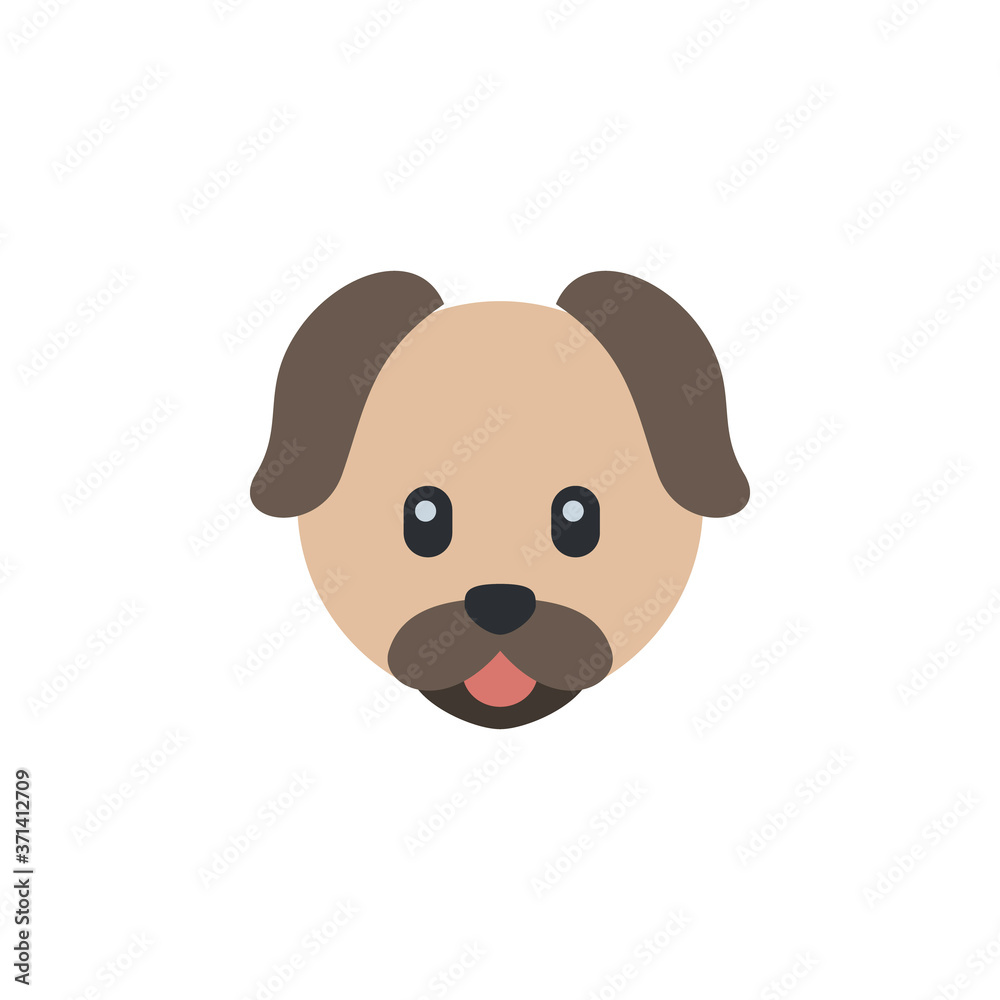 flat dog icon, simple element from Pet-vet set, for web and mobile flat dog icon, simple element from Pet-vet set, for web and mobile