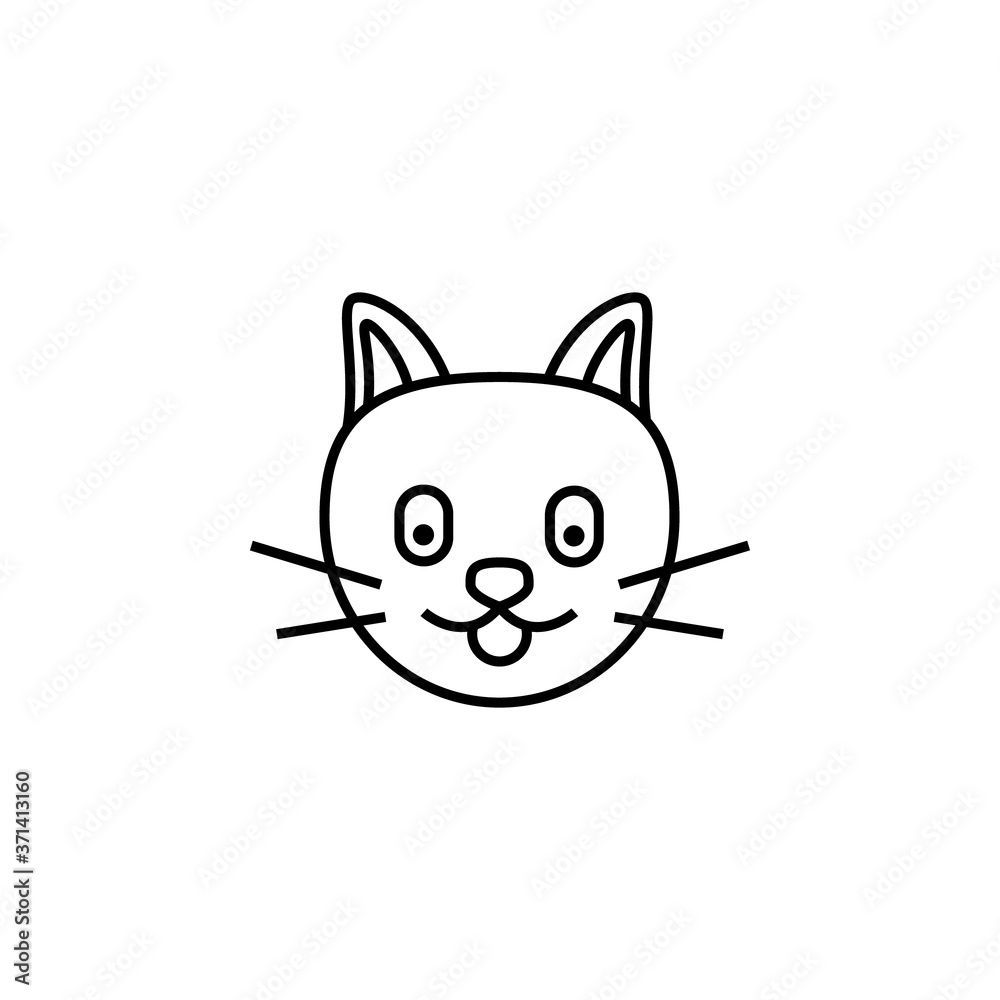 line cat icon, simple element from Pet-vet set, for web and mobile line cat icon, simple element from Pet-vet set, for web and mobile