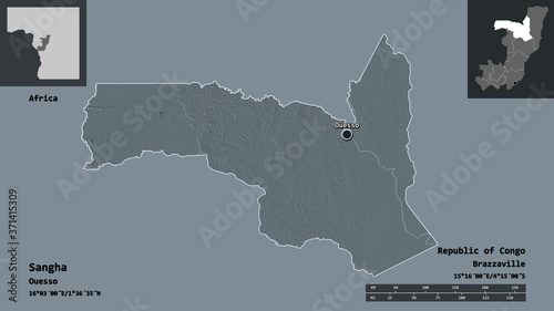 Sangha  region of Republic of Congo . Previews. Administrative
