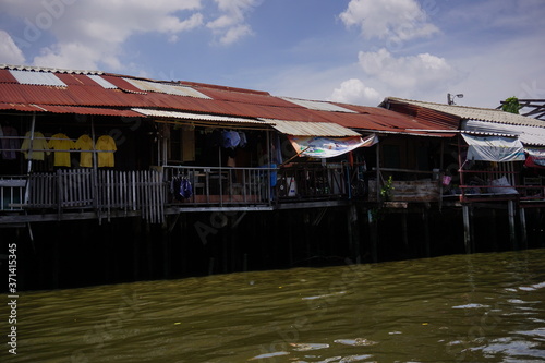 Community canal in Bangkok Thailand