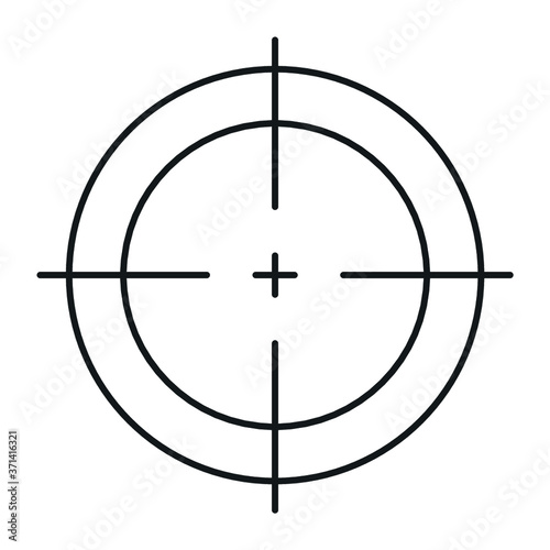 aiming icon in form of line