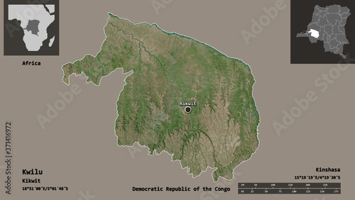 Kwilu, province of Democratic Republic of the Congo,. Previews. Satellite photo