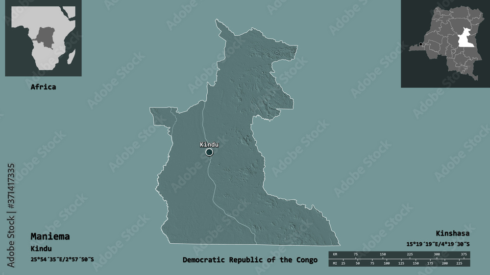 Maniema, province of Democratic Republic of the Congo,. Previews. Administrative