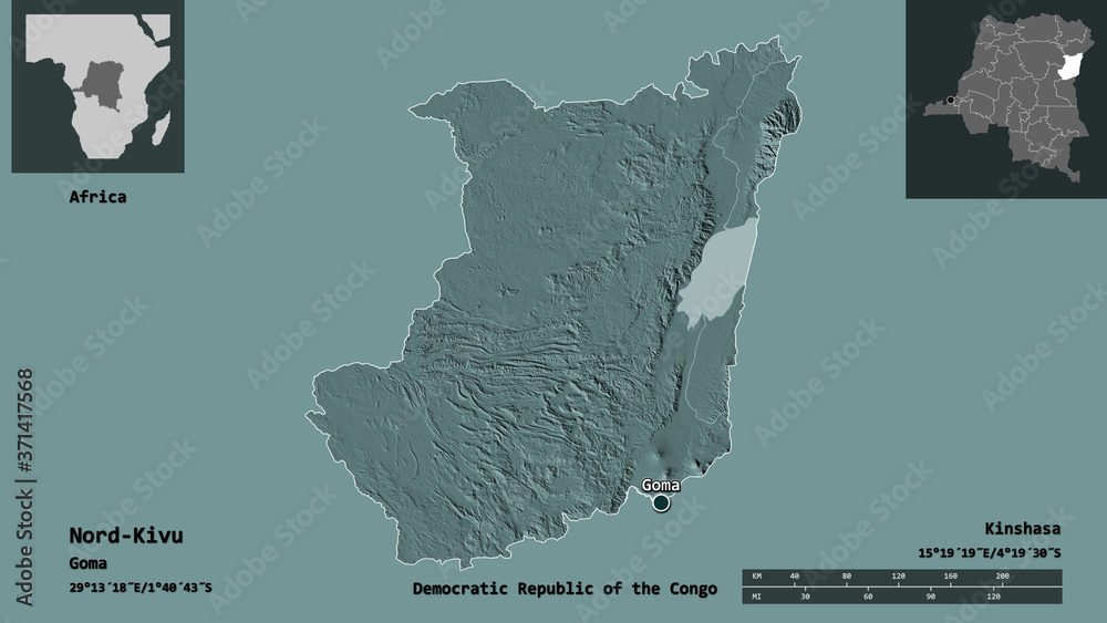 Nord-Kivu, province of Democratic Republic of the Congo,. Previews. Administrative