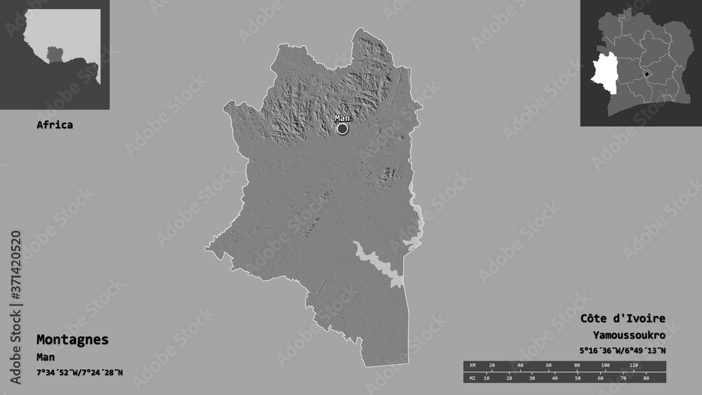 Montagnes, district of Côte d'Ivoire,. Previews. Bilevel