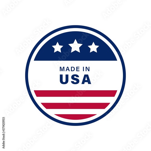 Made In USA stamp vector icon design
