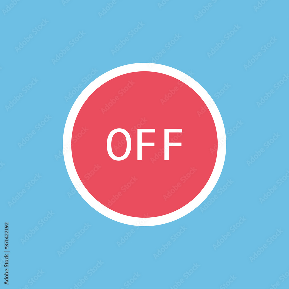 Off button. Icon for your website design, logo, application, UI. Vector illustration
Off button. Icon for your website design, logo, application, UI. Vector illustration