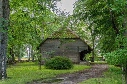 old house in estonian village