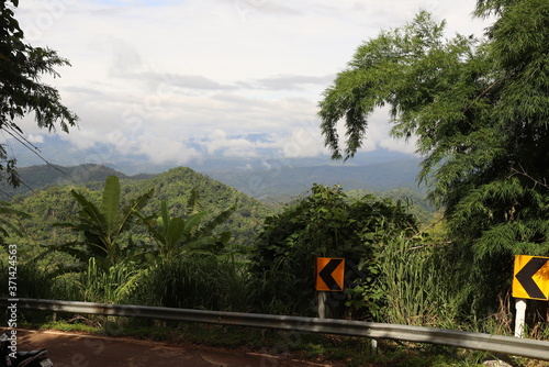 mountain road in the mountains
