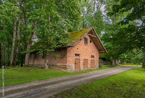 stone cabin in estonian village © Urmas