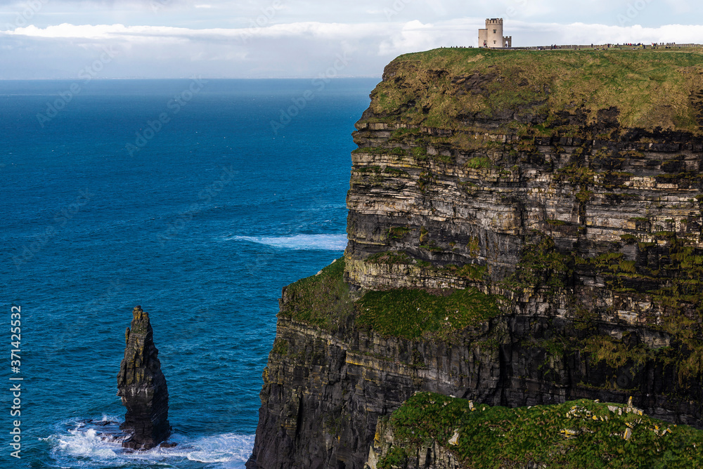 O Briens Tower on the Cliffs of Moher, Ireland
