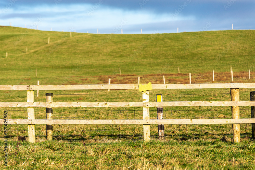 Electric fence for livestock in Ireland