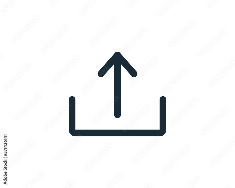 Upload Icon Vector Logo Template Illustration Design Upload Icon Vector Logo Template Illustration Design