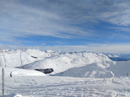snow covered mountains © Mikkel