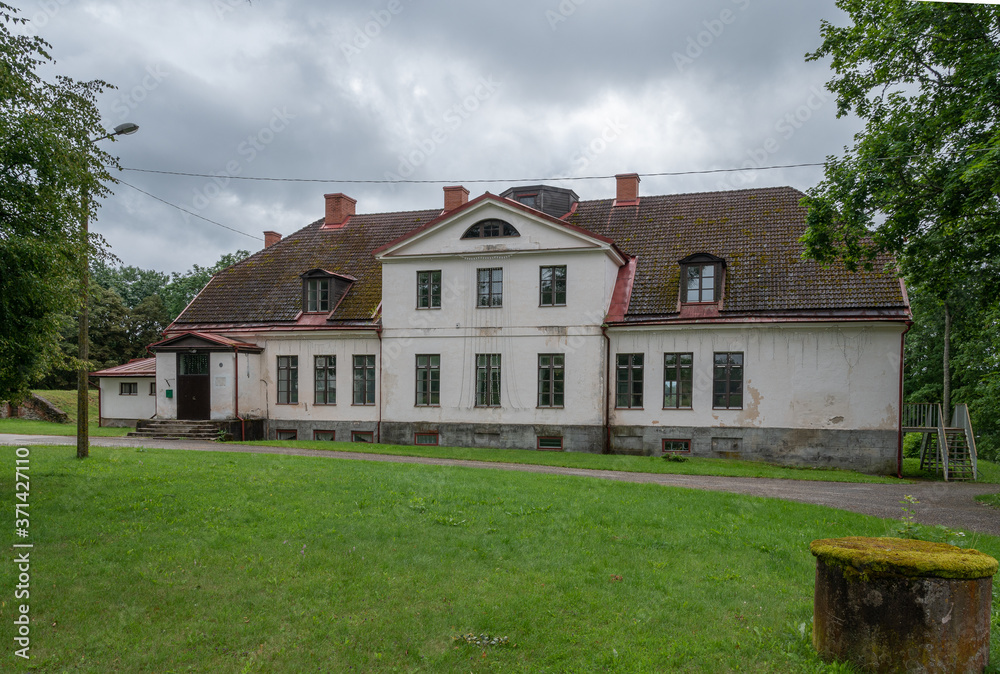 stone mansion in estonia europe