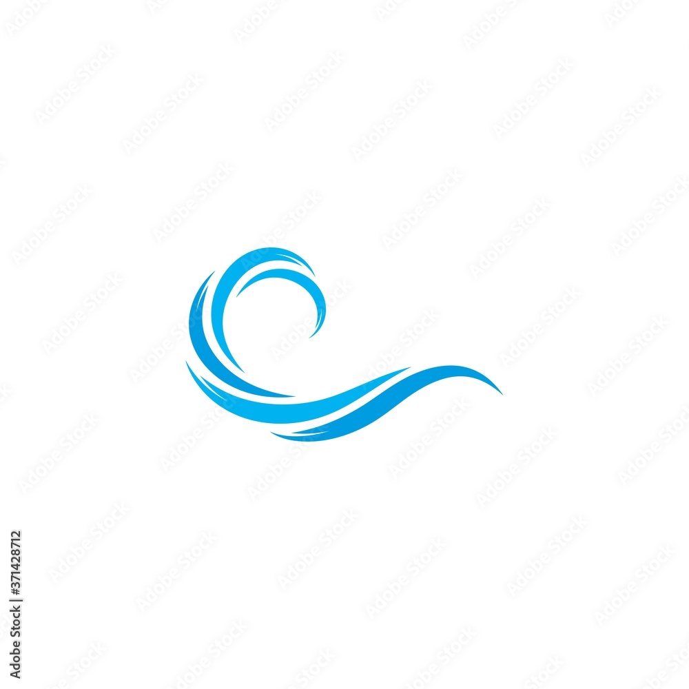 Water Wave Logo Template. vector Icon illustration Water Wave Logo Template. vector Icon illustration