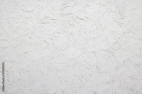 Photos White plaster painted putty wall.